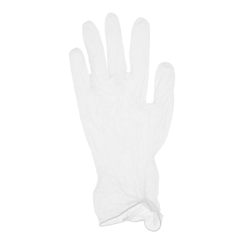 GUANTES DESECHABLES DE VINIL RESISTENTES JON STERI 100UND TALLA L Y XL