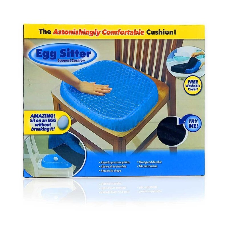 ALMOHADA DE APOYO DE GEL ORTOPEDICO FLEXIBLE MULTIUSO 31X38CM
