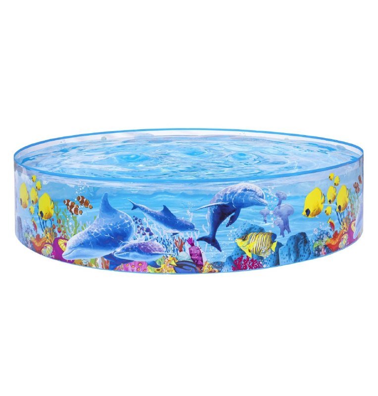 PISCINA RIGIDA DE PAREDES DE PVC CON DISEÑO DE DINOSAURIO BESTWAY 2.44MX46CM