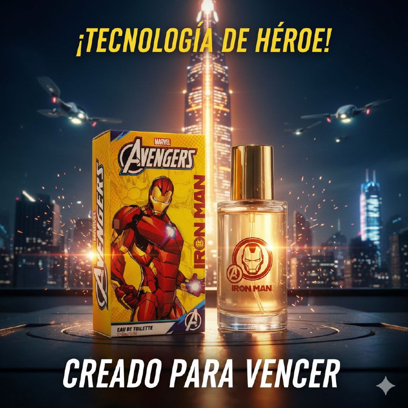 PERFUME PARA NIÑO MARVEL AVENGERS IRON MAN EDT 50ML (H)