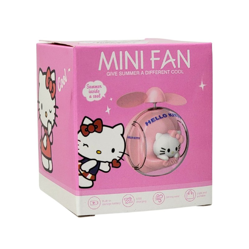 VENTILADOR MINI PORTATIL RECARGABLE 4 ESTILOS