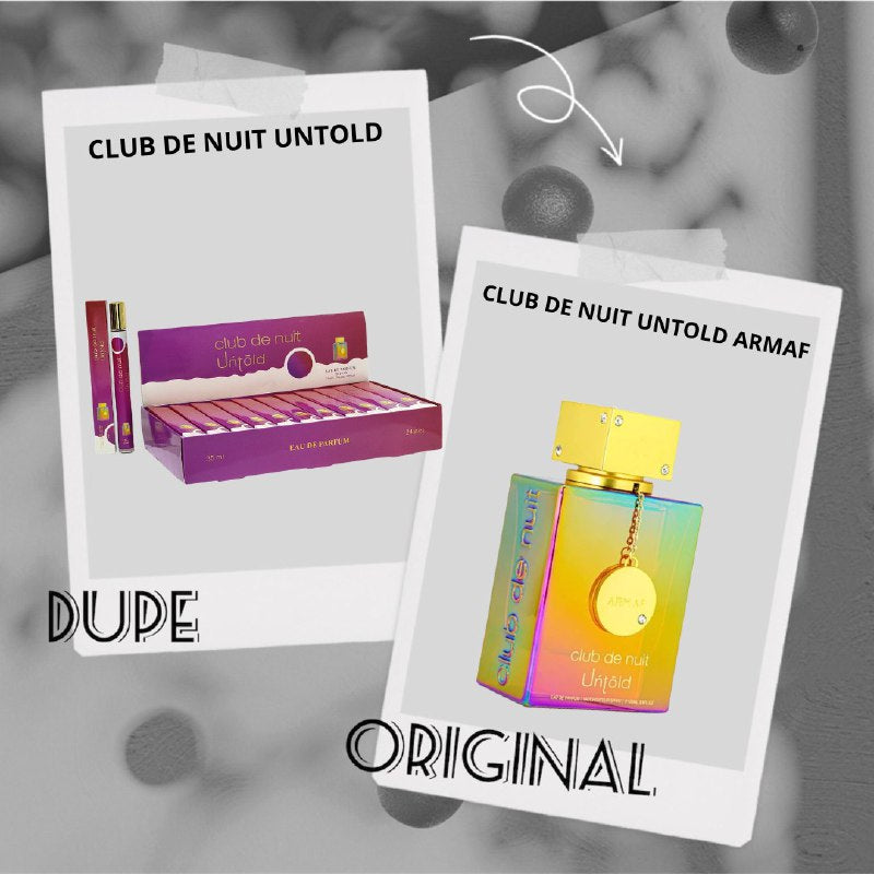 PERFUME EN TUBO PARA MUJER CLUB DE NUIT UNTOLD EDP 35ML (M) (AROMA SIMILAR ARMAF CLUB DE NUIT UNTOLD)