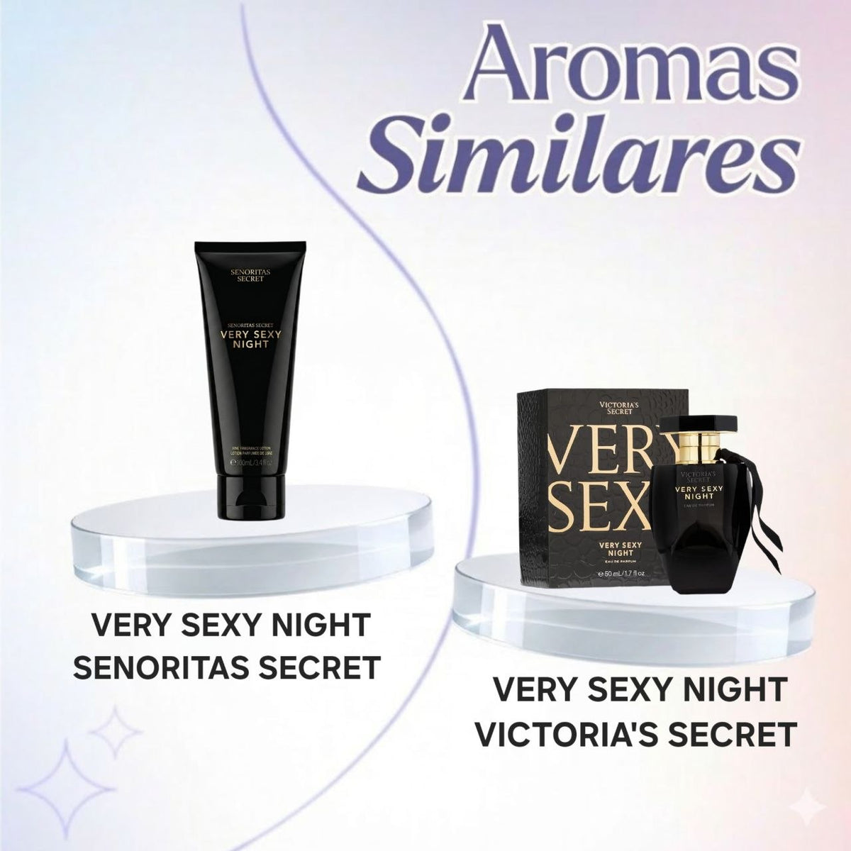 CREMA VERY SEXY NIGHT SENORITAS SECRET 100ML (M) (AROMA SIMILAR A VICTORIAS SECRET VERY SEXY NIGHT)