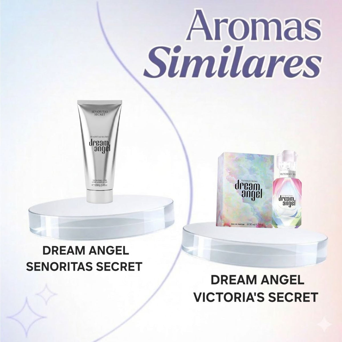 CREMA DREAM ANGEL SENORITAS SECRET 100ML (M) (AROMA SIMILAR A VICTORIAS SECRET DREAM ANGEL)