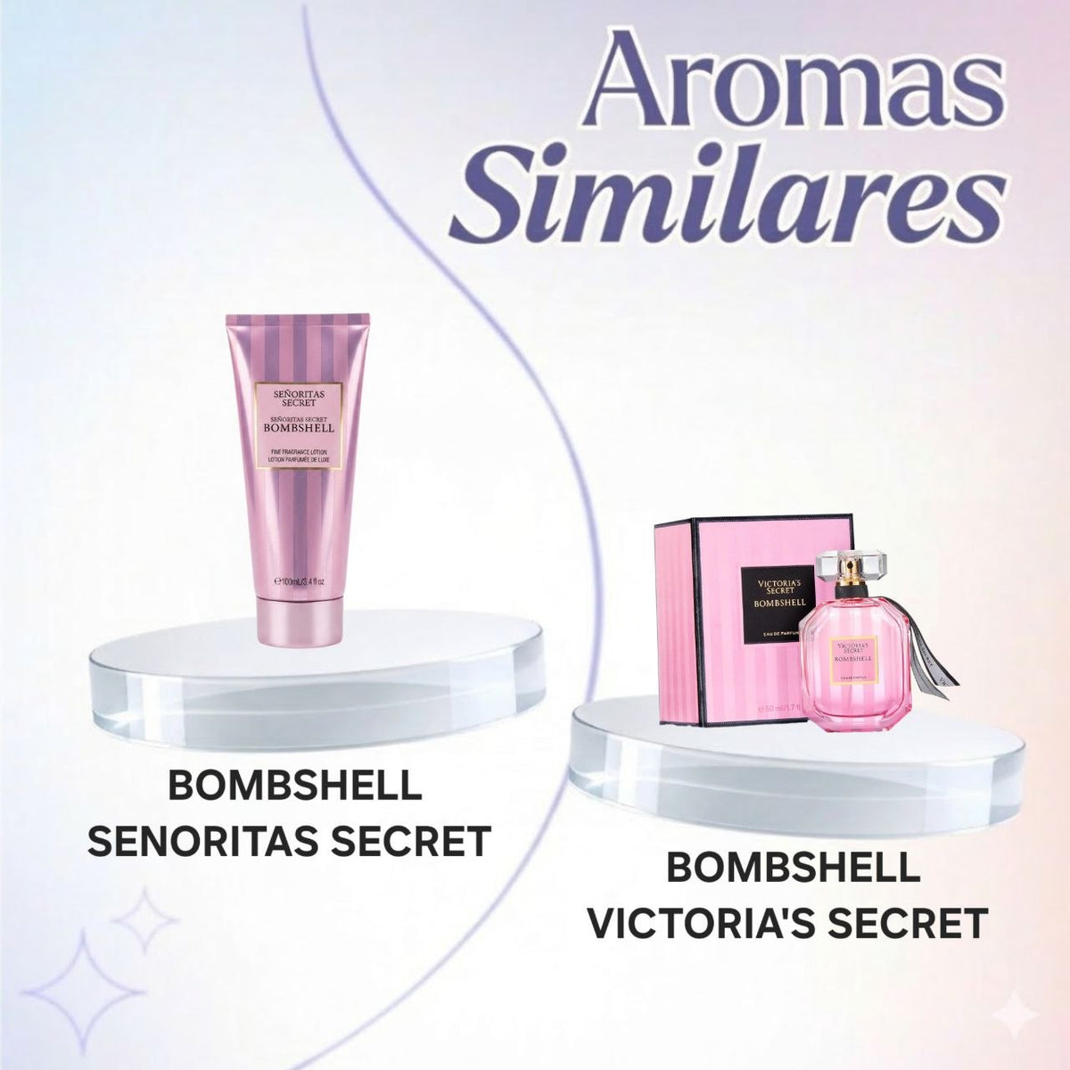 CREMA BOMBSHELL SENORITAS SECRET 100ML (M) (AROMA SIMILAR A VICTORIAS SECRET BOMBSHELL)