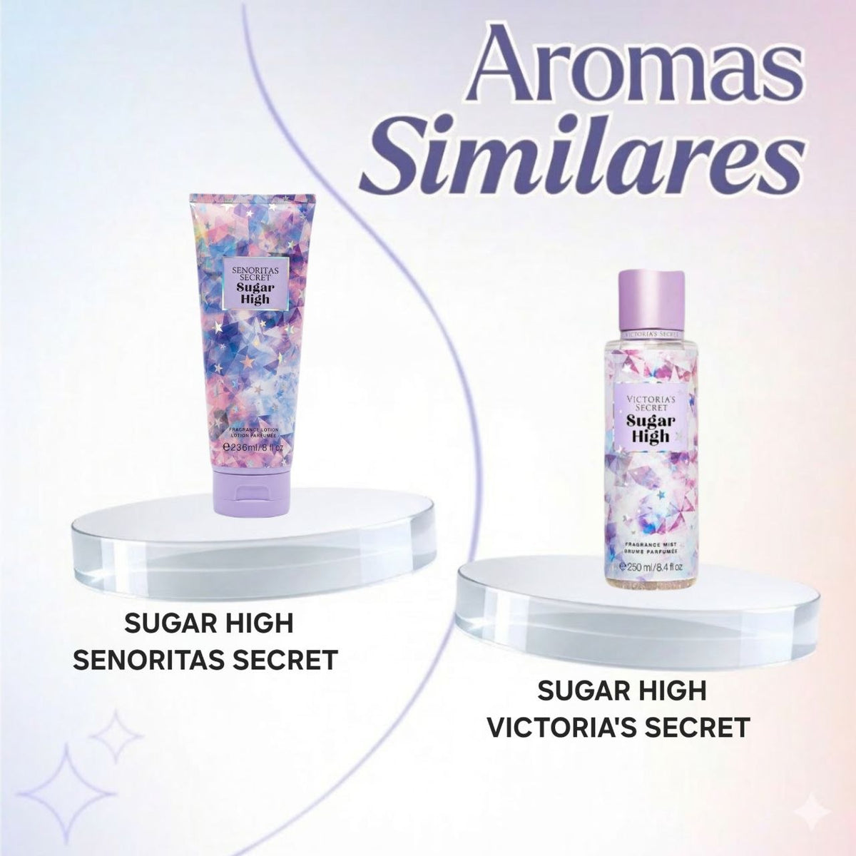 CREMA SUGAR HIGH SENORITAS SECRET 236ML (M) (AROMA SIMILAR A VICTORIAS SECRET SUGAR HIGH)