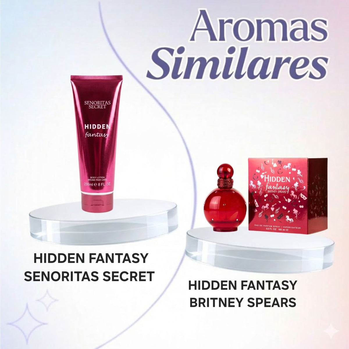 CREMA HIDDEN FANTASY SENORITAS SECRET 236ML (M) (AROMA SIMILAR A BRITNEY SPEARS HIDDEN FANTASY)