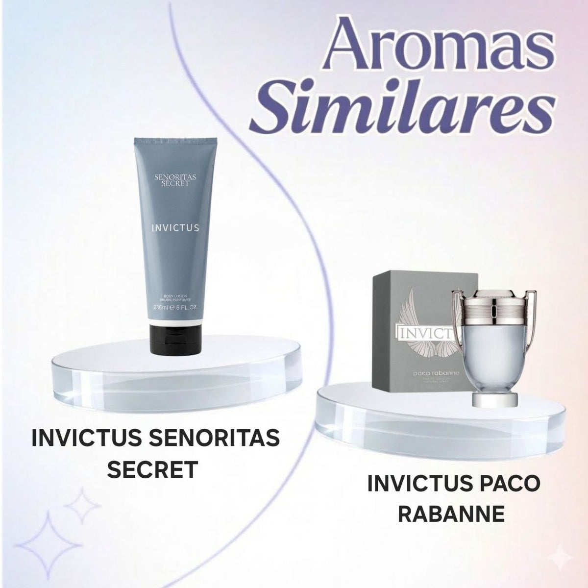 CREMA INVICTUS SENORITAS SECRET 236ML (H) (AROMA SIMILAR A PACO RABANNE INVICTUS)