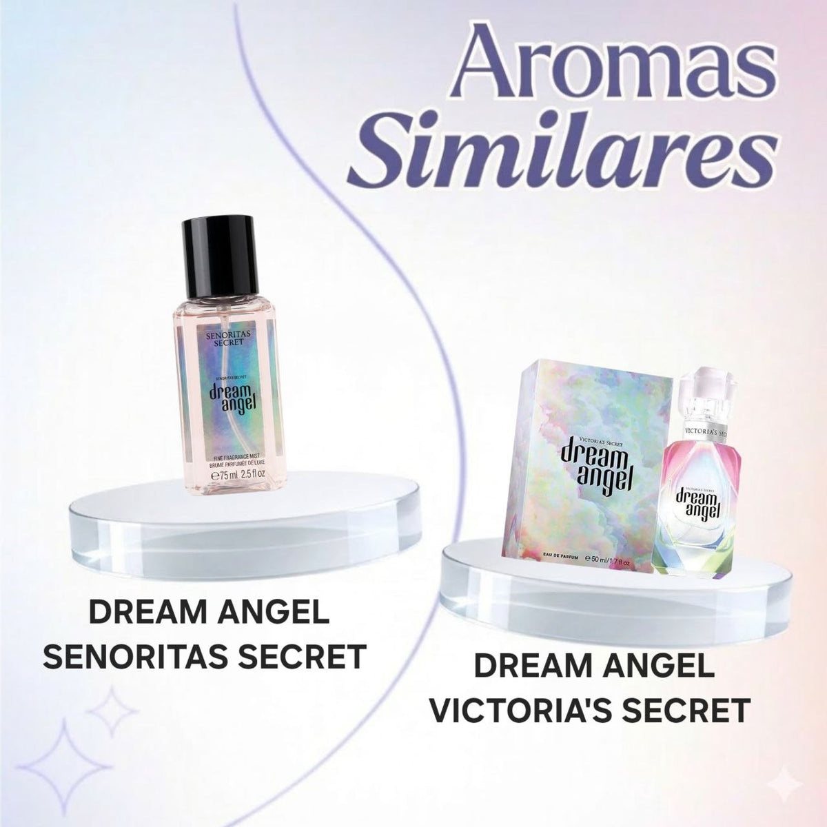 SPLASH MINI DREAM ANGEL SENORITAS SECRET 75ML (M) (AROMA SIMILAR VICTORIAS SECRET DREAM ANGEL)