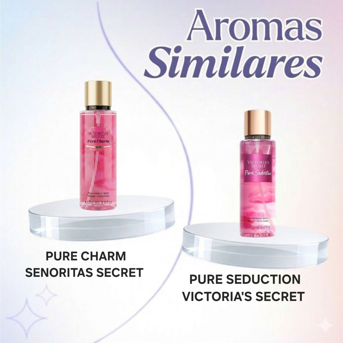 SPLASH SENORITAS SECRET PURE CHARM 250ML (M) (AROMA SIMILAR VICTORIAS SECRET PURE SEDUCTION)