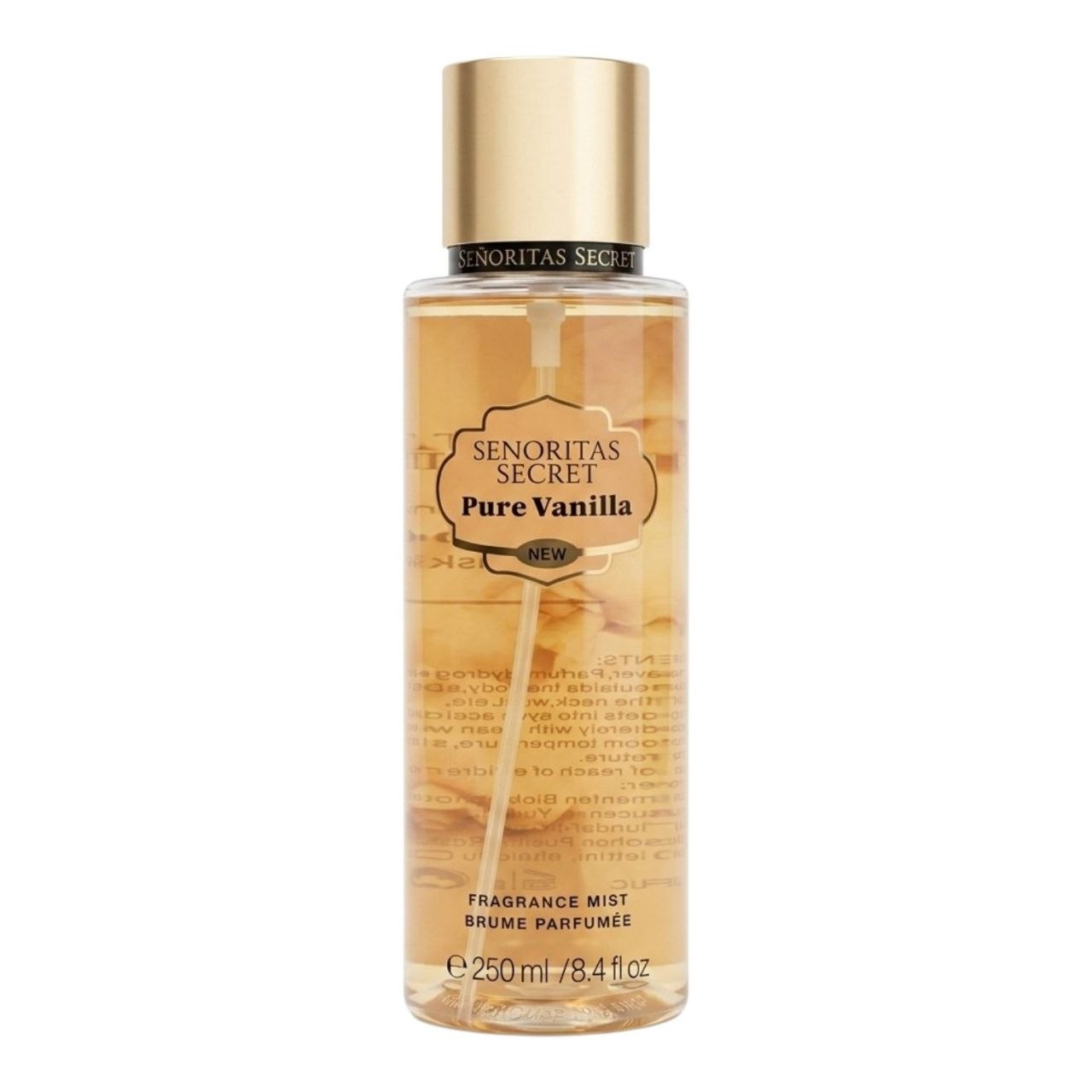 SPLASH SENORITAS SECRET PURE VANILLA 250ML (M) (AROMA SIMILAR VICTORIAS SECRET BARE VANILLA)
