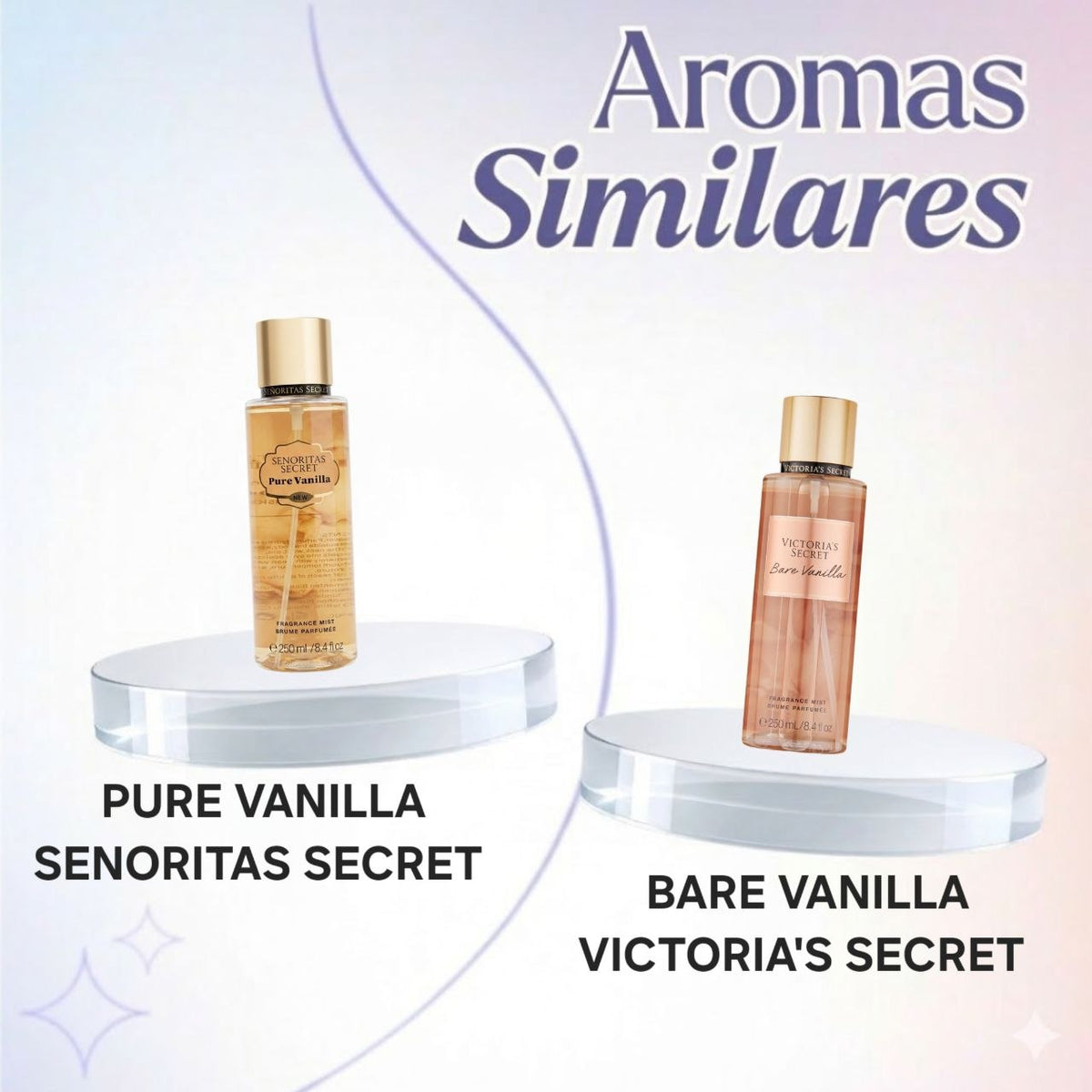 SPLASH SENORITAS SECRET PURE VANILLA 250ML (M) (AROMA SIMILAR VICTORIAS SECRET BARE VANILLA)