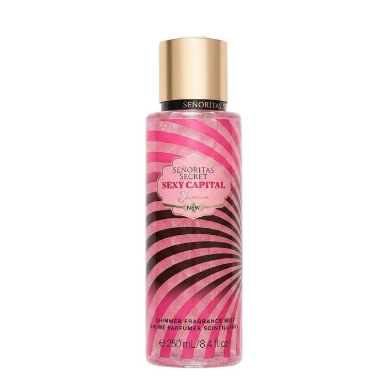 SPLASH SENORITAS SECRET SEXY CAPITAL SHIMMER 250ML (M) (AROMA SIMILAR VICTORIAS SECRET EAU SO SEXY)