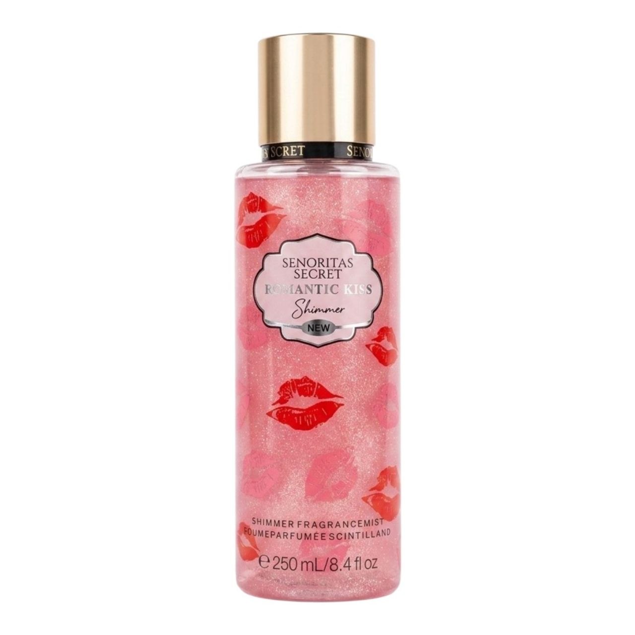 SPLASH SENORITAS SECRET ROMANTIC KISS SHIMMER 250ML (M) (AROMA SIMILAR VICTORIAS SECRET ROMANTIC)