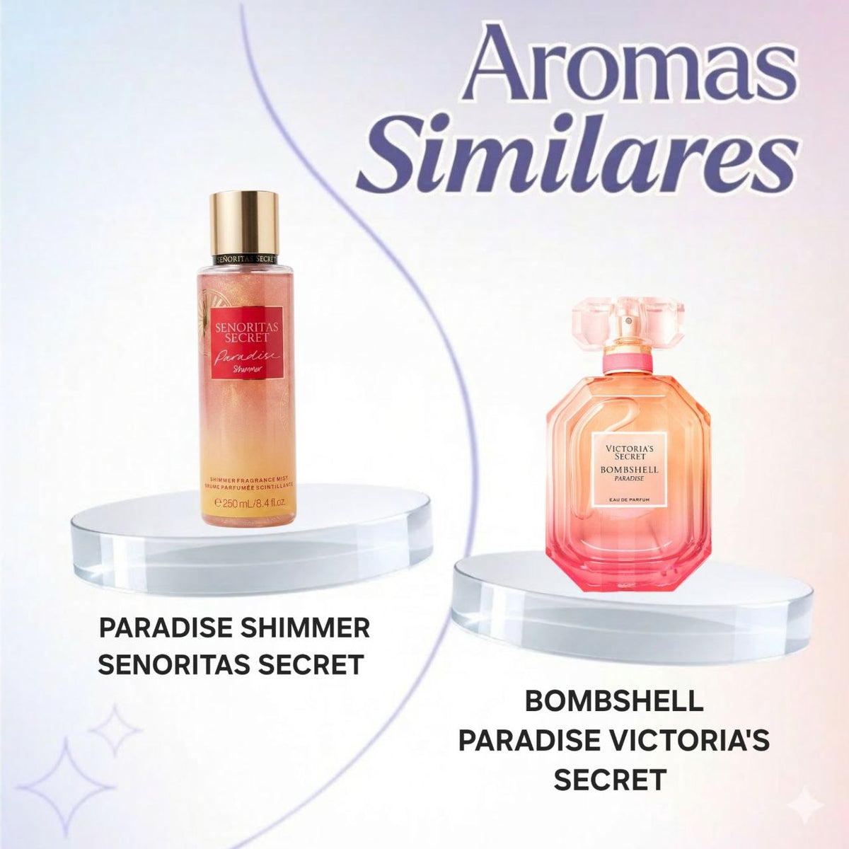 SPLASH SENORITAS SECRET PARADISE SHIMMER 250ML (M) (AROMA SIMILAR VICTORIAS SECRET BOMBSHELL PARADISE)