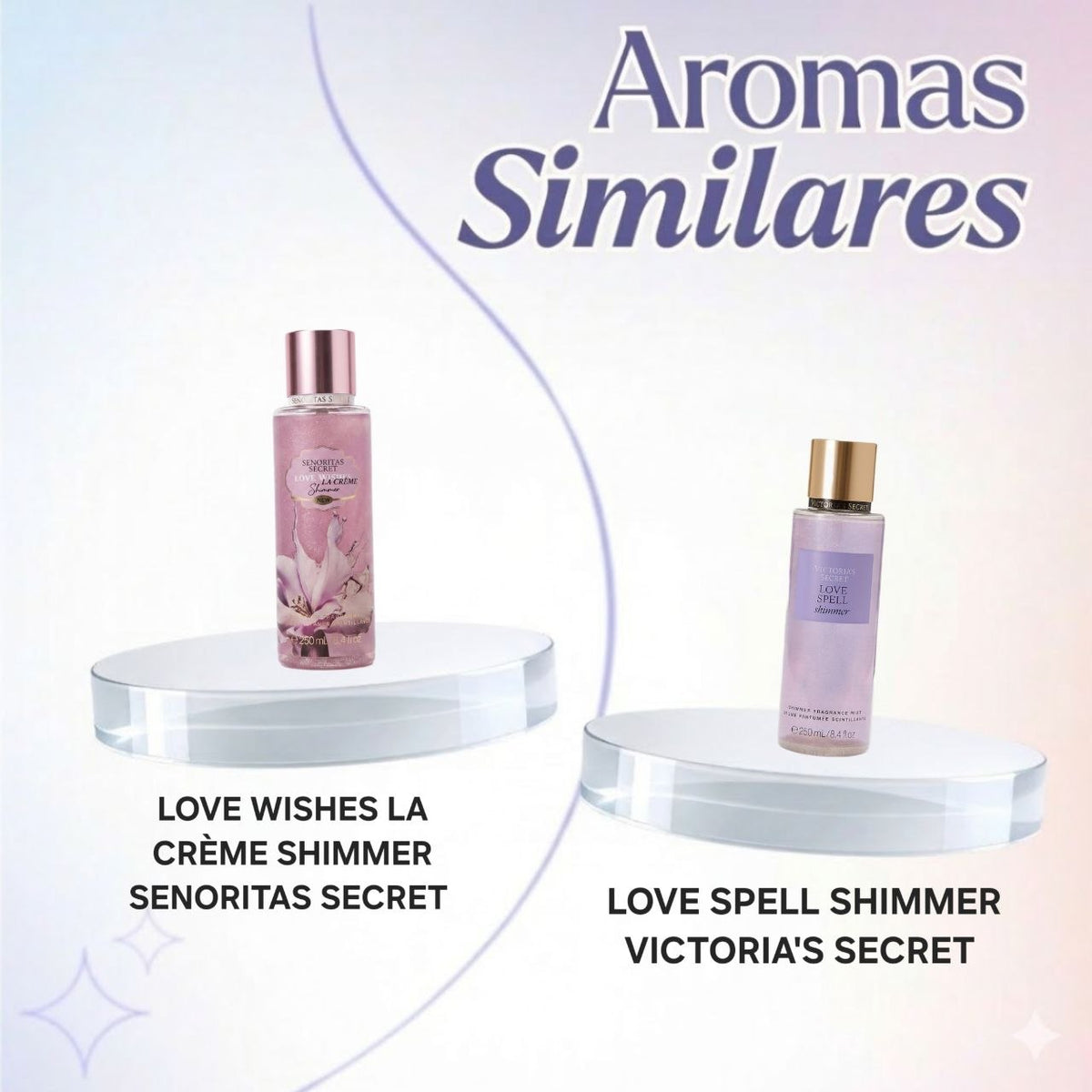 SPLASH SENORITAS SECRET LOVE WISHES LA CRÈME SHIMMER 250ML (M) (AROMA SIMILAR VICTORIAS SECRET LOVE SPELL)