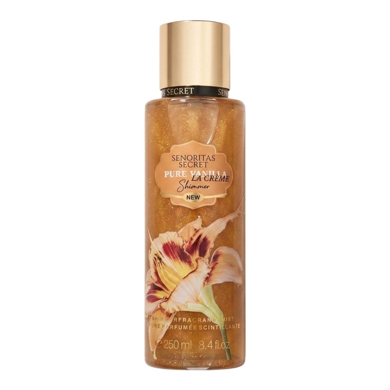 SPLASH SENORITAS SECRET PURE VANILLA LA CRÈME SHIMMER 250ML (M) (AROMA SIMILAR VICTORIAS SECRET PURE VANILLA LA CRÈME)