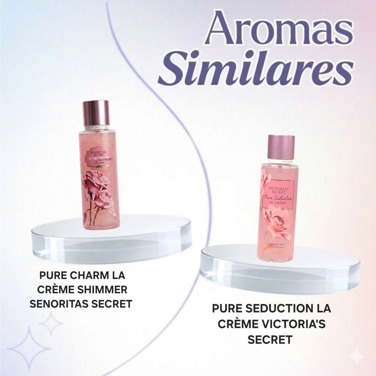 SPLASH SENORITAS SECRET PURE CHARM LA CRÈME SHIMMER 250ML (M) (AROMA SIMILAR VICTORIAS SECRET PURE SEDUCTION LA CRÈME)