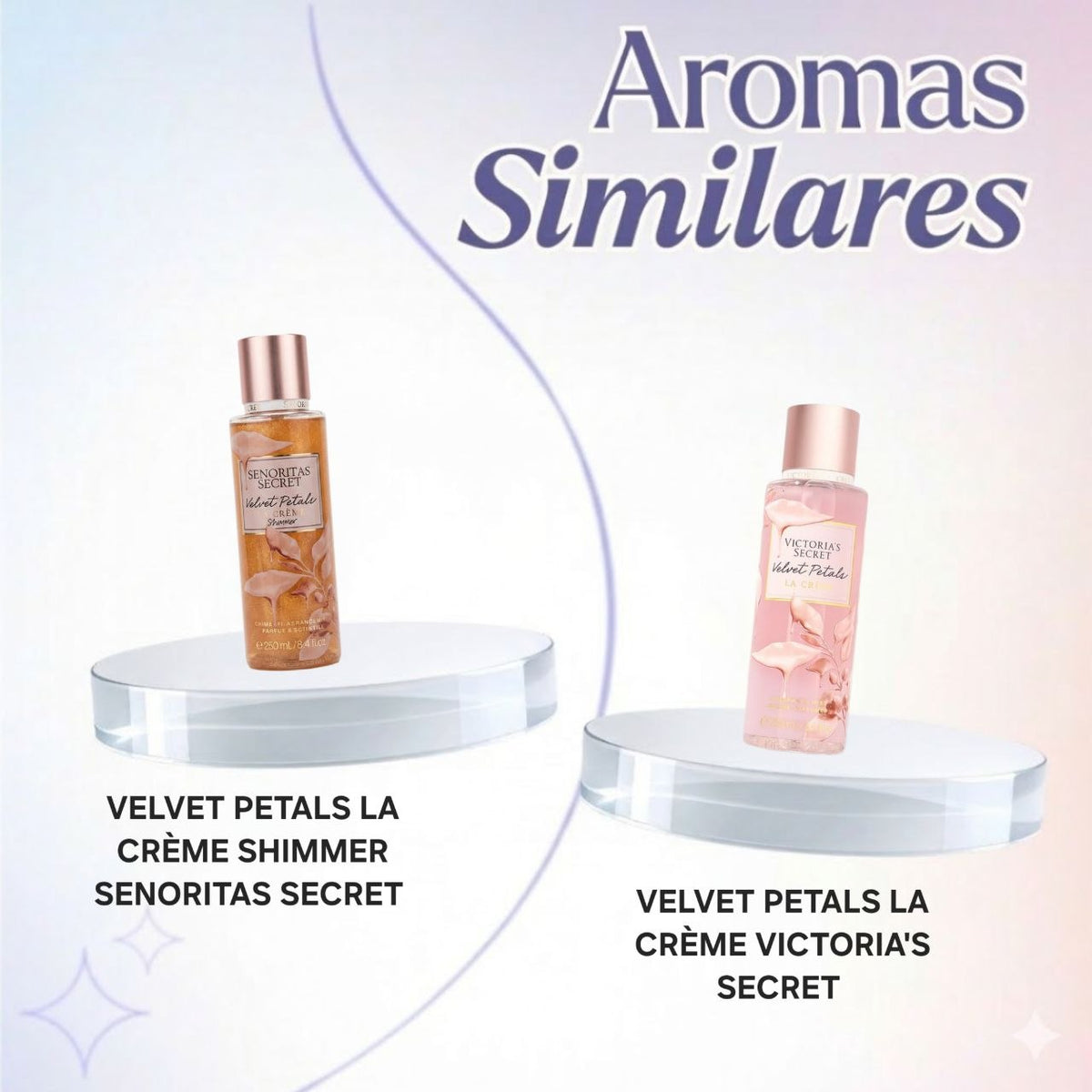 SPLASH SENORITAS SECRET VELVET PETALS LA CRÈME SHIMMER 250ML (M) (AROMA SIMILAR VICTORIAS SECRET VELVET PETALS LA CRÈME)