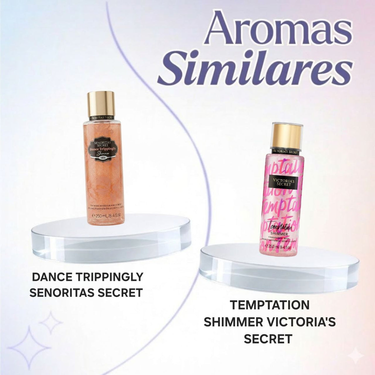 SPLASH SENORITAS SECRET DANCE TRIPPINGLY SHIMMER 250ML (M) (AROMA SIMILAR VICTORIAS SECRET TEMPTATION SHIMMER)