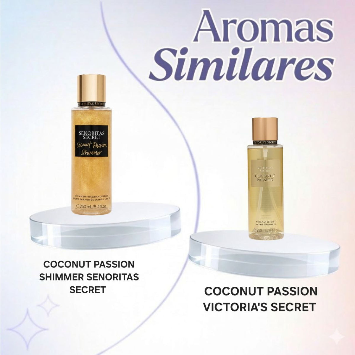 SPLASH SENORITAS SECRET COCONUT PASSION SHIMMER 250ML (M) (AROMA SIMILAR VICTORIAS SECRET COCONUT PASSION)