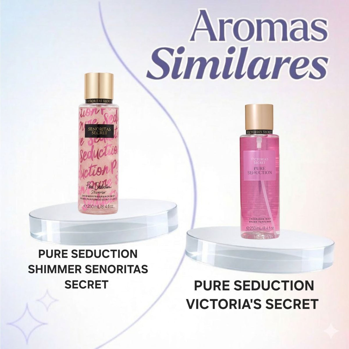 SPLASH SENORITAS SECRET PURE SEDUCTION SHIMMER 250ML (M) (AROMA SIMILAR VICTORIAS SECRET PURE SEDUCTION)
