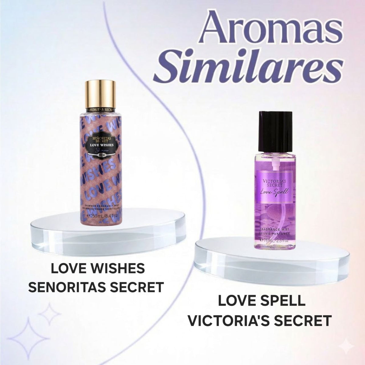 SPLASH SENORITAS SECRET LOVE WISHES SHIMMER 250ML (M) (AROMA SIMILAR VICTORIAS SECRET LOVE SPELL)
