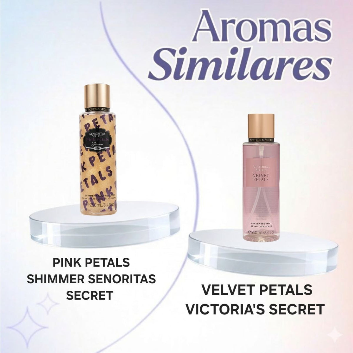 SPLASH SENORITAS SECRET PINK PETALS SHIMMER 250ML (M) (AROMA SIMILAR VICTORIAS SECRET VELVET PETALS)