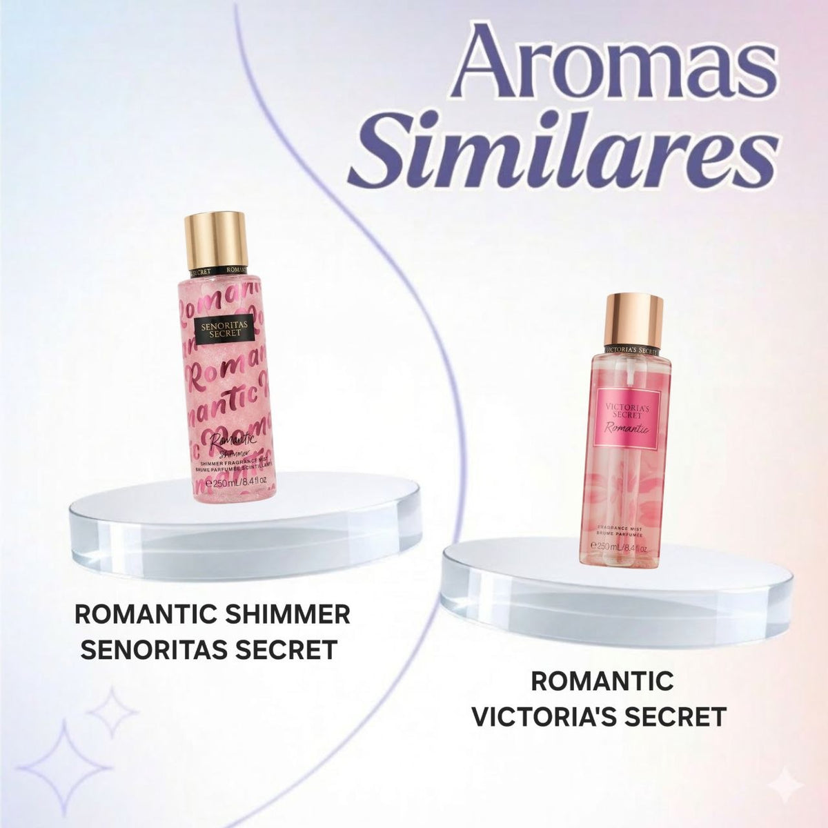 SPLASH SENORITAS SECRET ROMANTIC SHIMMER 250ML (M) (AROMA SIMILAR VICTORIAS SECRET ROMANTIC)