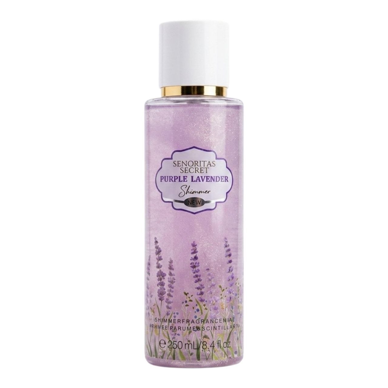 SPLASH SENORITAS SECRET PURPLE LAVANDER SHIMMER 250ML (M) (AROMA SIMILAR VICTORIAS SECRET LAVENDER & VANILLA)