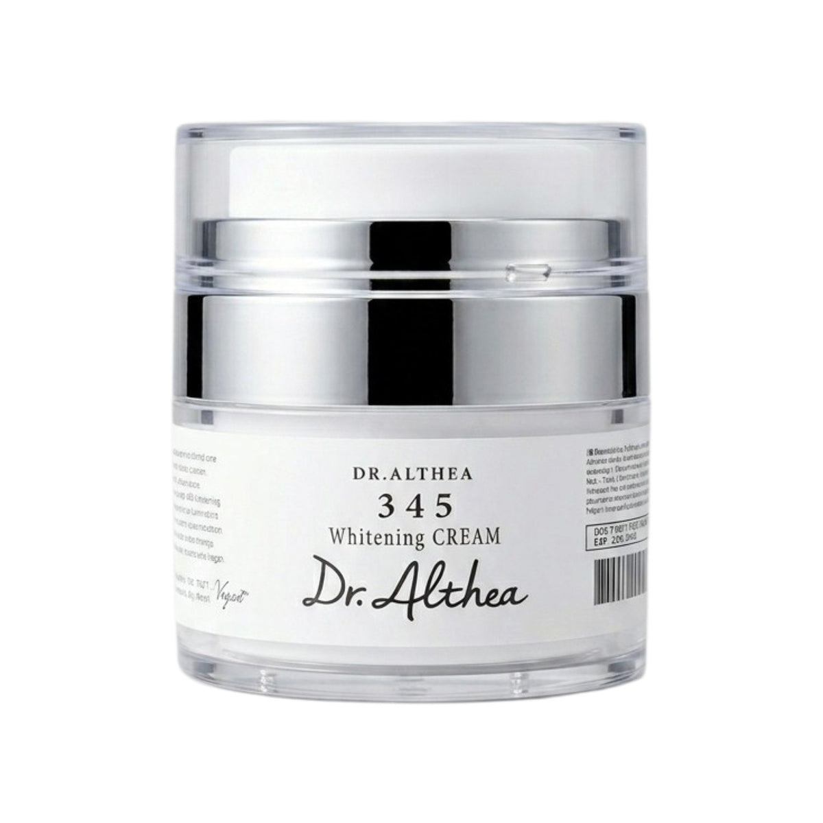 CREMA FACIAL HIDRATANTE Y REPARADORA COREANO UNIFICADORA DE TONO 345 WHITENING CREAM DR. ALTHEA 100ML