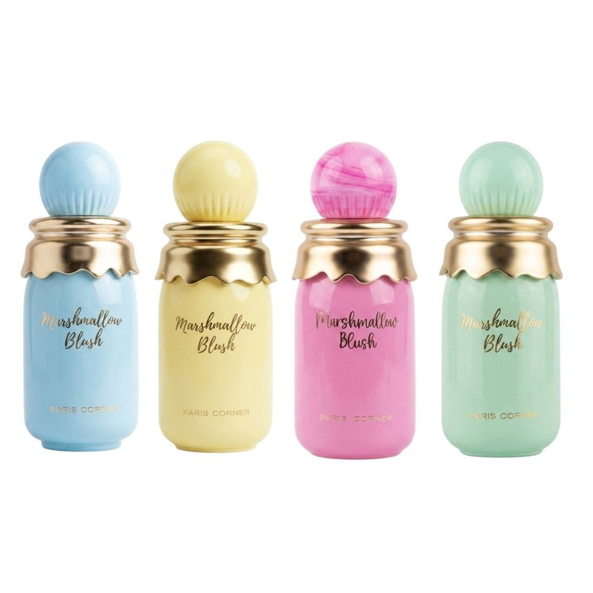 SET MINI PARIS CORNER MARSHMALLOW BLUSH EDP 30MLX4 (M) (AROMA SIMILAR A PARIS CORNER MARSHMALLOW BLUSH)