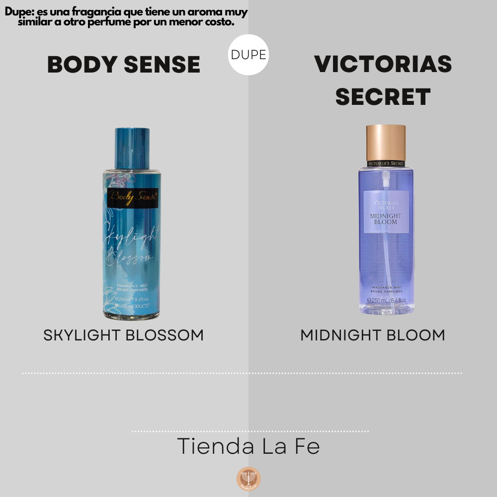 SPLASH AXIS PRODUCTS BODY SENSE SKYLIGHT BLOSSOM 250ML (M)(DUPE DE VICTORIAS SECRET SPLASH MIDNIGHT BLOOM 250ML)