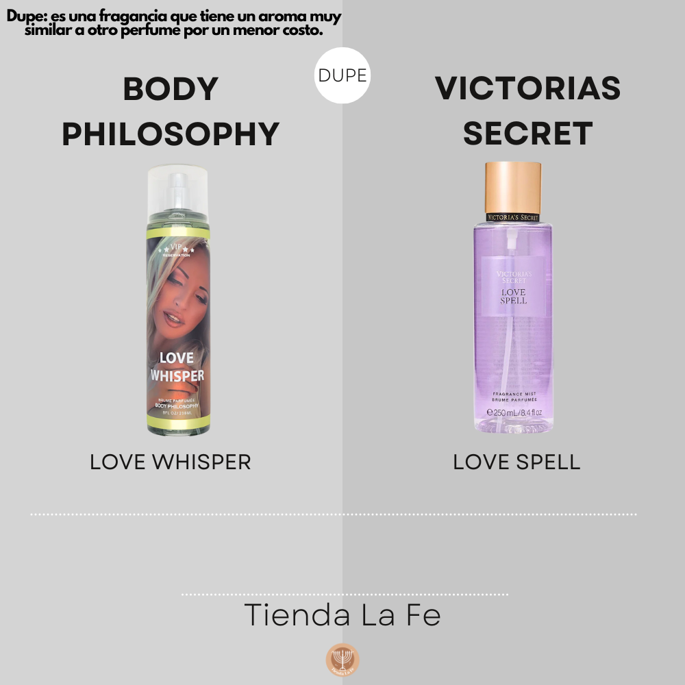 SPLASH BODY PHILOSOPHY LOVE WHISPER 236ML (M)(DUPE DE VICTORIAS SECRET SPLASH LOVE SPELL 250ML)
