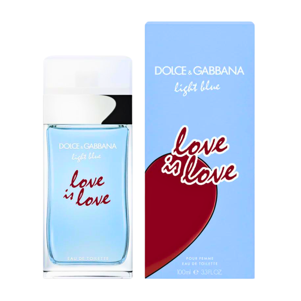 DOLCE & GABBANA LIGHT BLUE LOVE IS LOVE POUR FEMME EDT 100ML (M)