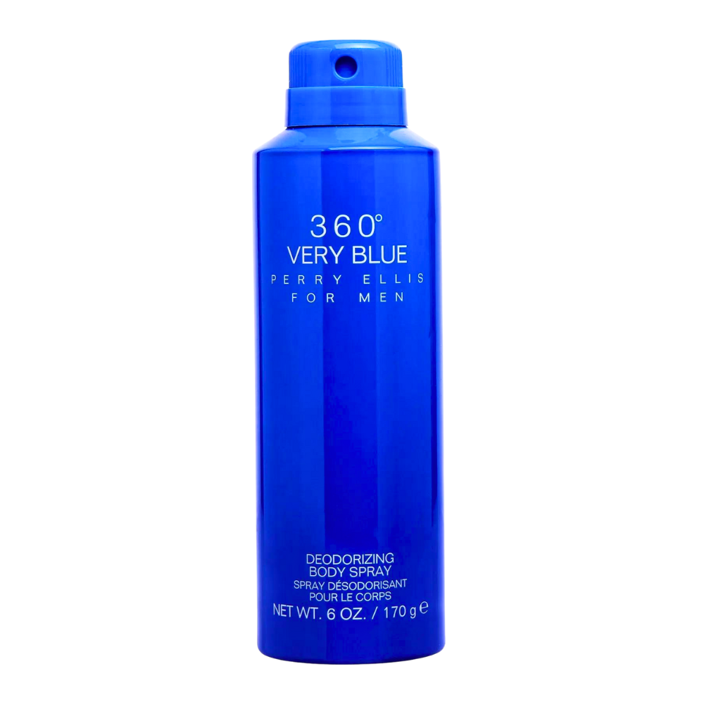 PERRY ELLIS BODY SPRAY 360 VERY BLUE FOR MEN 170G (H)