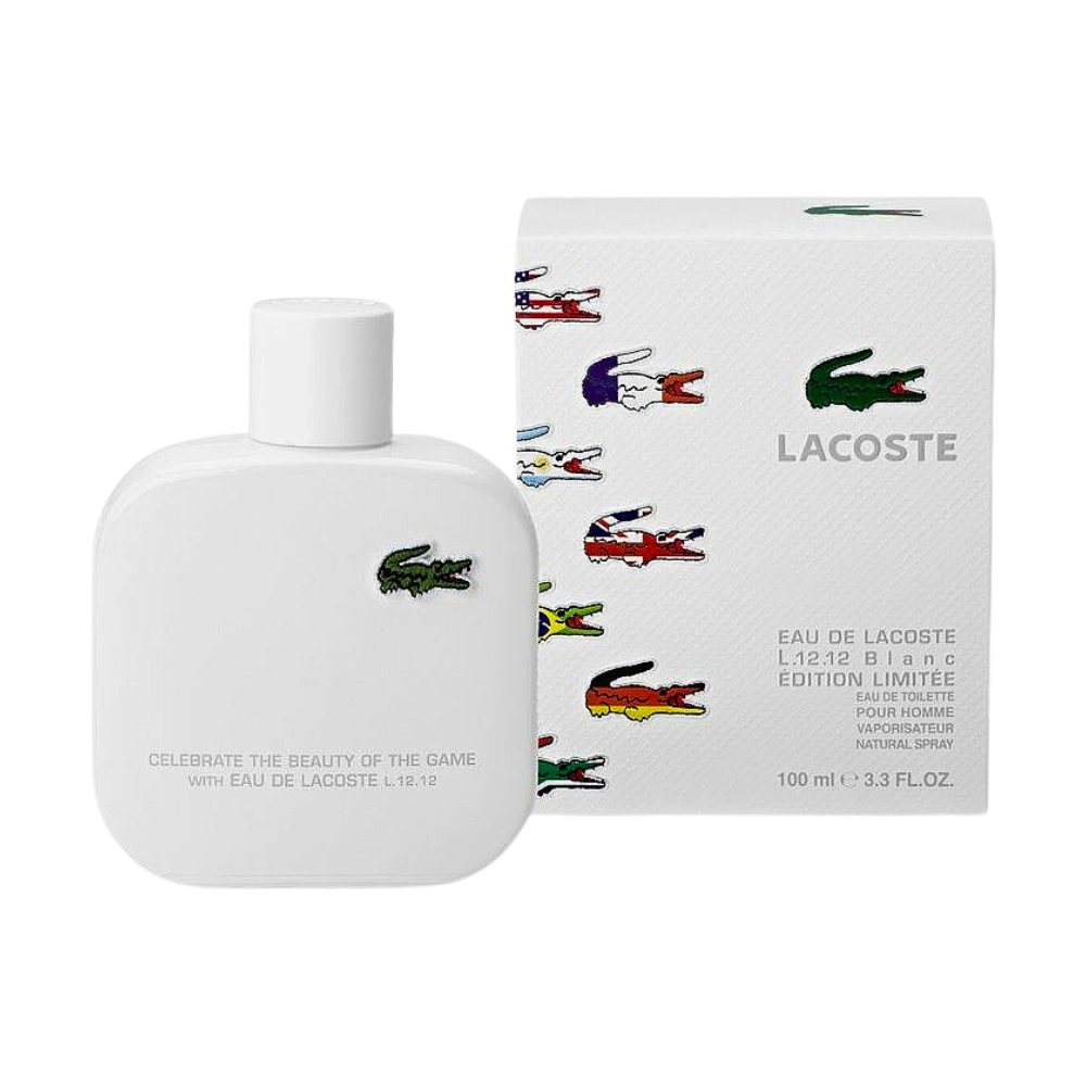 LACOSTE EAU DE LACOSTE L.12.12 BLANC LIMITED EDITION EDT 100ML (H)