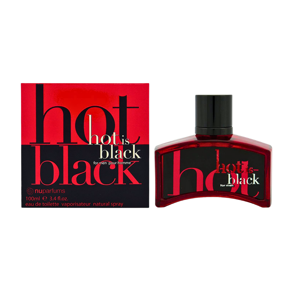 NU PARFUMS BLACK IS BLACK HOT IS BLACK EDT 100ML (H)