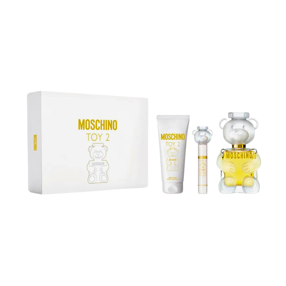 SET MOSCHINO TOY 2 EDP 100ML EDP 10ML CREMA CORPORAL 100ML (M)