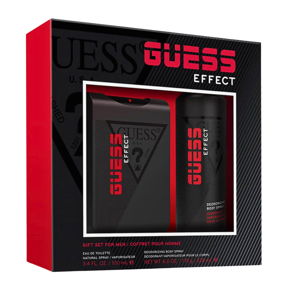 SET GUESS EFFECT EDT 100ML, BODY SPRAY 226ML (H)