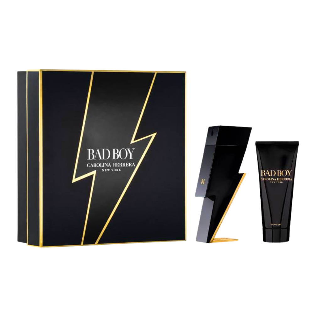 SET CAROLINA HERRERA BAD BOY EDT 100ML GEL DE DUCHA 100ML (H)