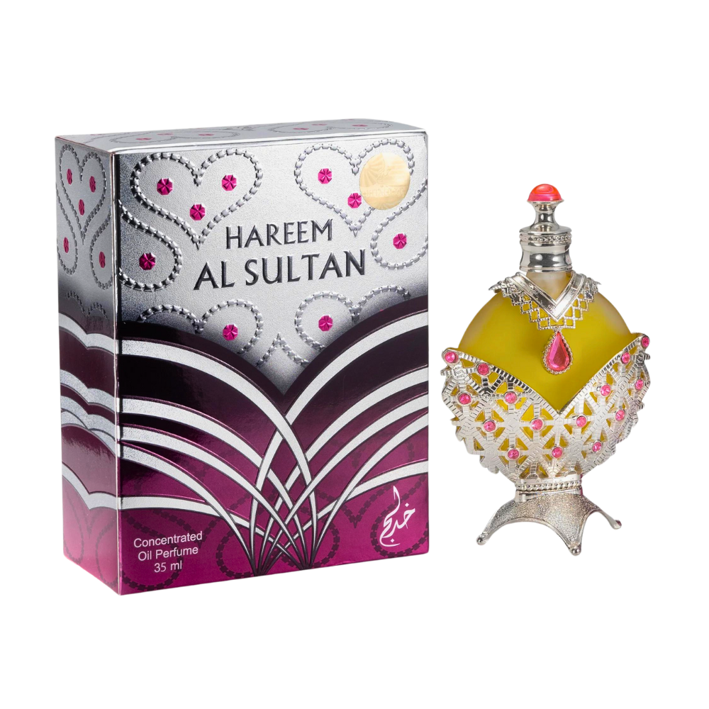 KHADLAJ HAREEM AL SULTAN SILVER OIL PERFUME 35ML (U) (DUPE NAVITUS PARFUMS AMOROUS INTENSE EDP)