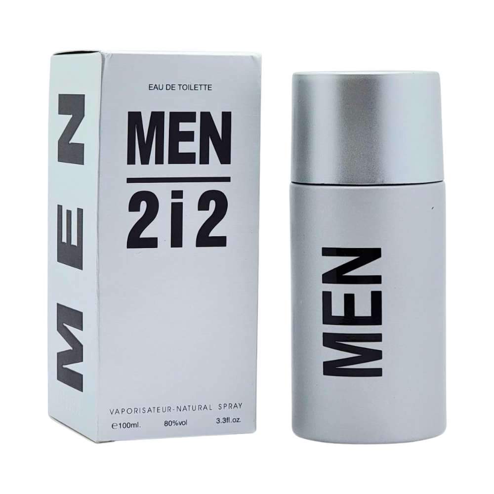 MEN 2I2 EDT 100ML (H) (AROMA SIMILAR A CAROLINA HERRERA 212)