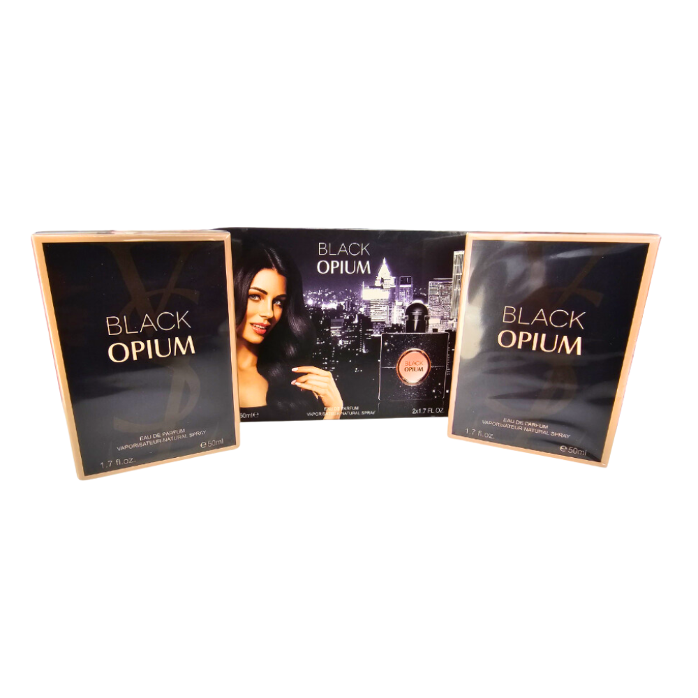 SET BLACK OPIUM EDP 50MLX2 (M)