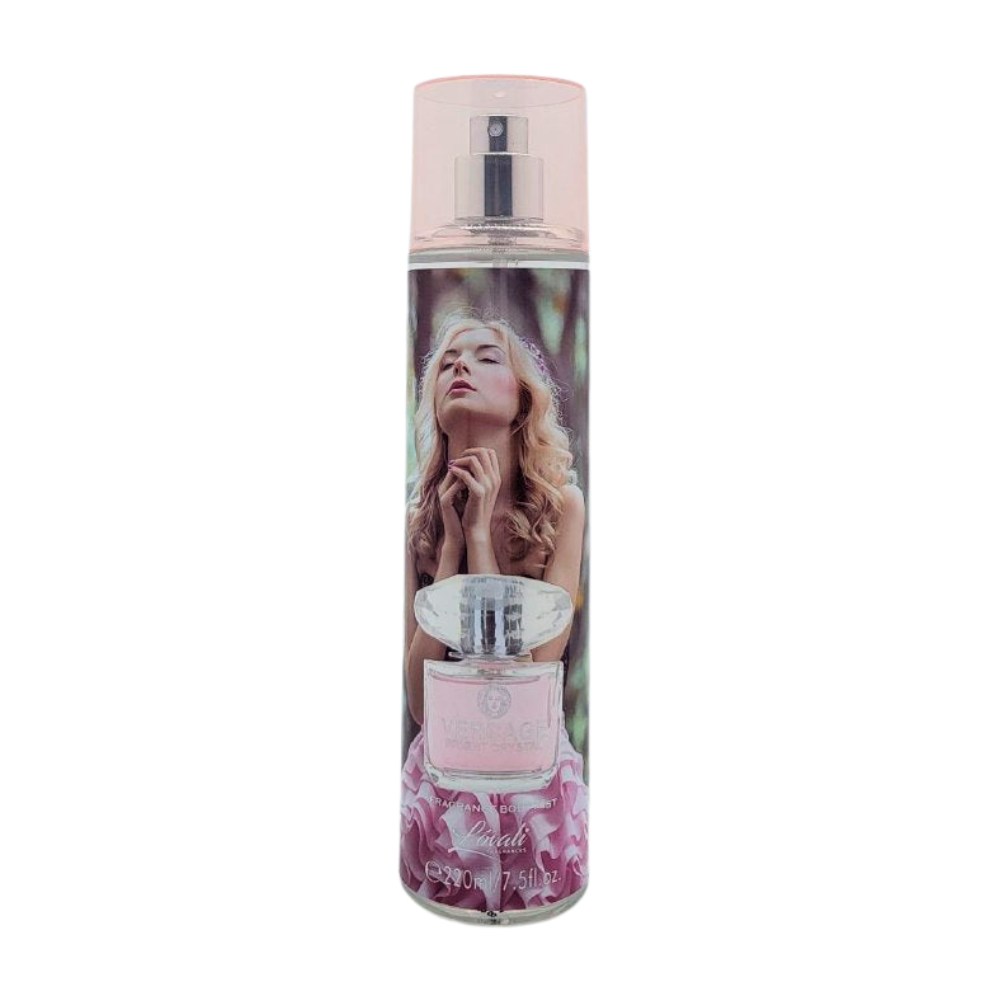 SPLASH LOVALI FRAGRANCES VERCAGE BRIGHT CRYSTAL 220ML (M)(DUPE DE VERSACE BRIGHT CRYSTAL FOR WOMEN EDT 90ML)
