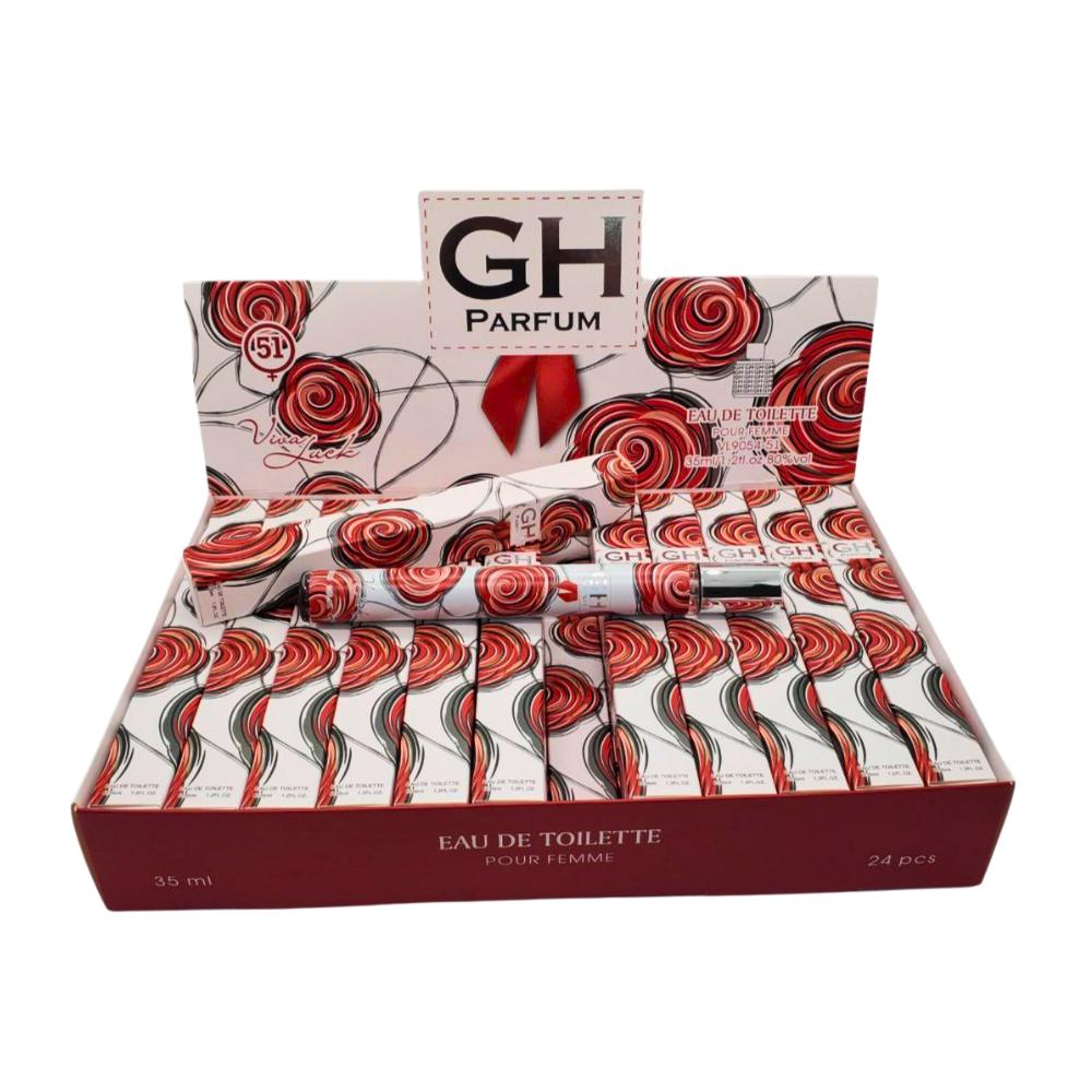 PERFUME EN TUBO PARA DAMA GH PARFUM 51 EDT 35ML (M) (AROMA SIMILAR CH CAROLINA HERRERA)