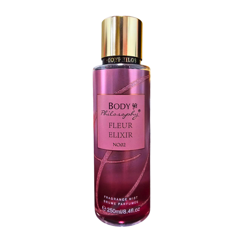 SPLASH BODY PHILOSOPHY NO.02 FLEUR ELIXIR 250ML (M)(DUPE DE VICTORIAS SECRET SPLASH FLEUR ELIXIR NO. 07 250ML)