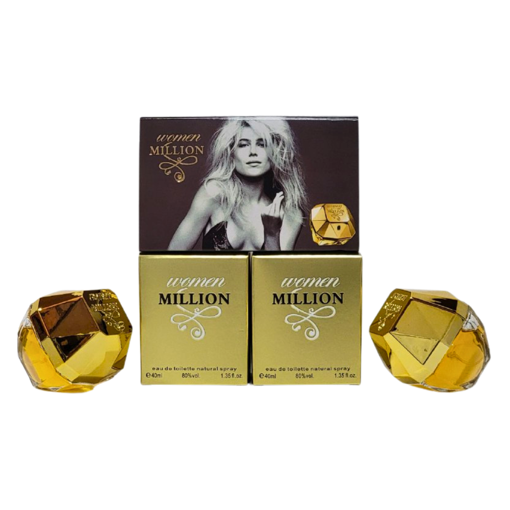 SET WOMEN MILLION EDP 40MLX2 (M)