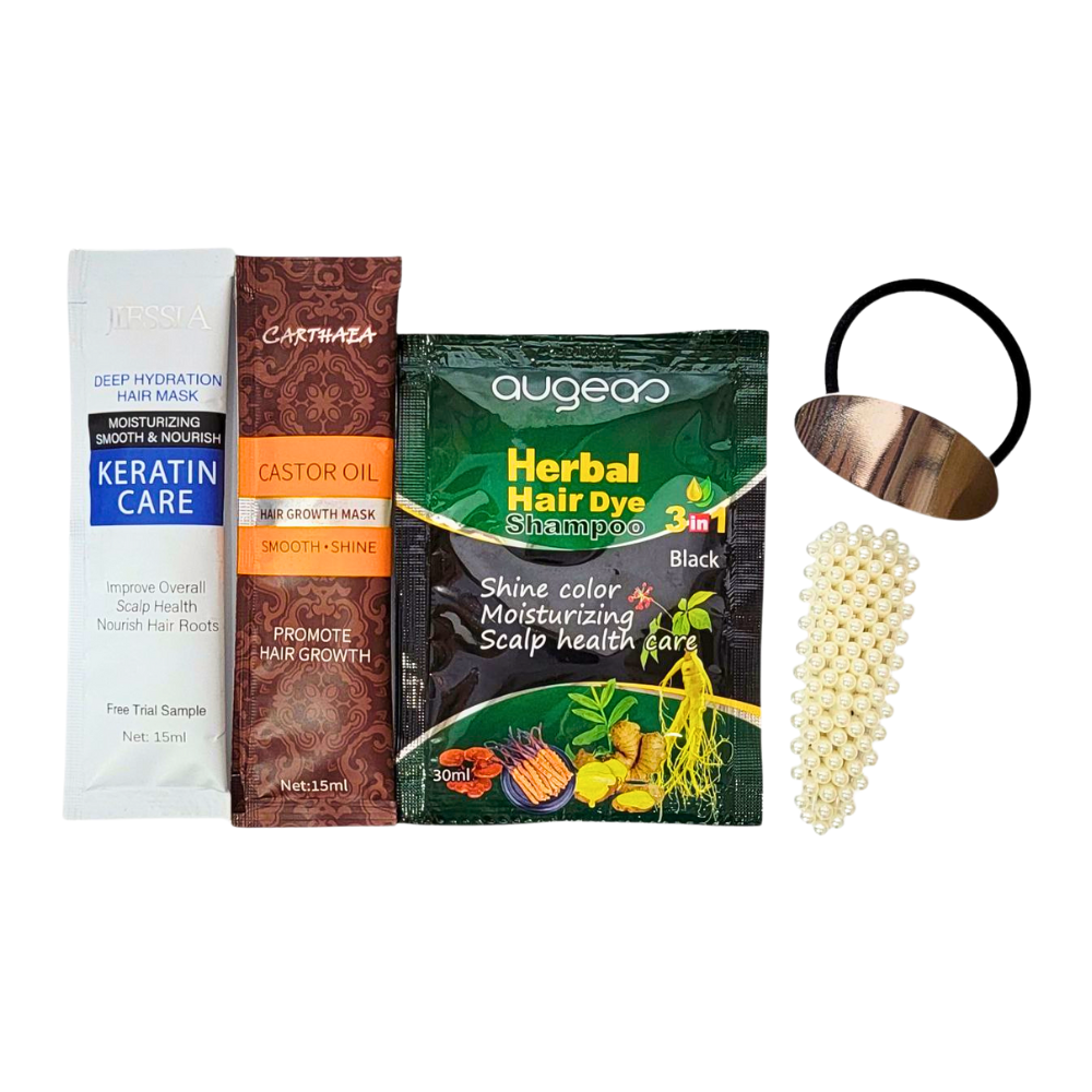 SET DE CUIDADO PARA EL CABELLO 5PCS OFERTA SAN VALENTIN
