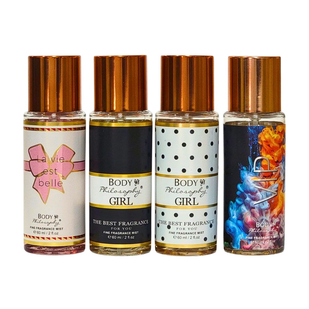 OFERTA DE 4 MINI SPLASH, 4 AROMAS DIFERENTES PARA ELLA 60MLX4 OFERTA SAN VALENTIN
